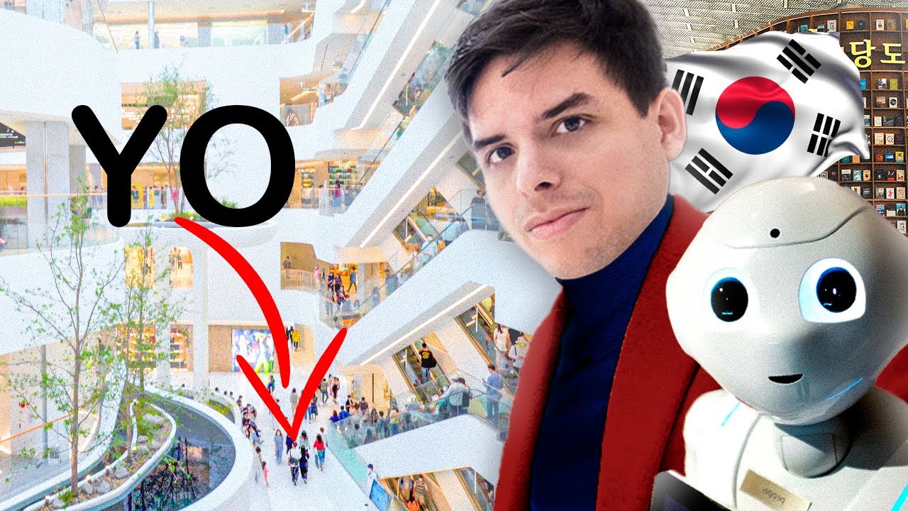 🤯 Así son los centros comerciales en COREA DEL SUR 😱 ¡Tienen Robots!