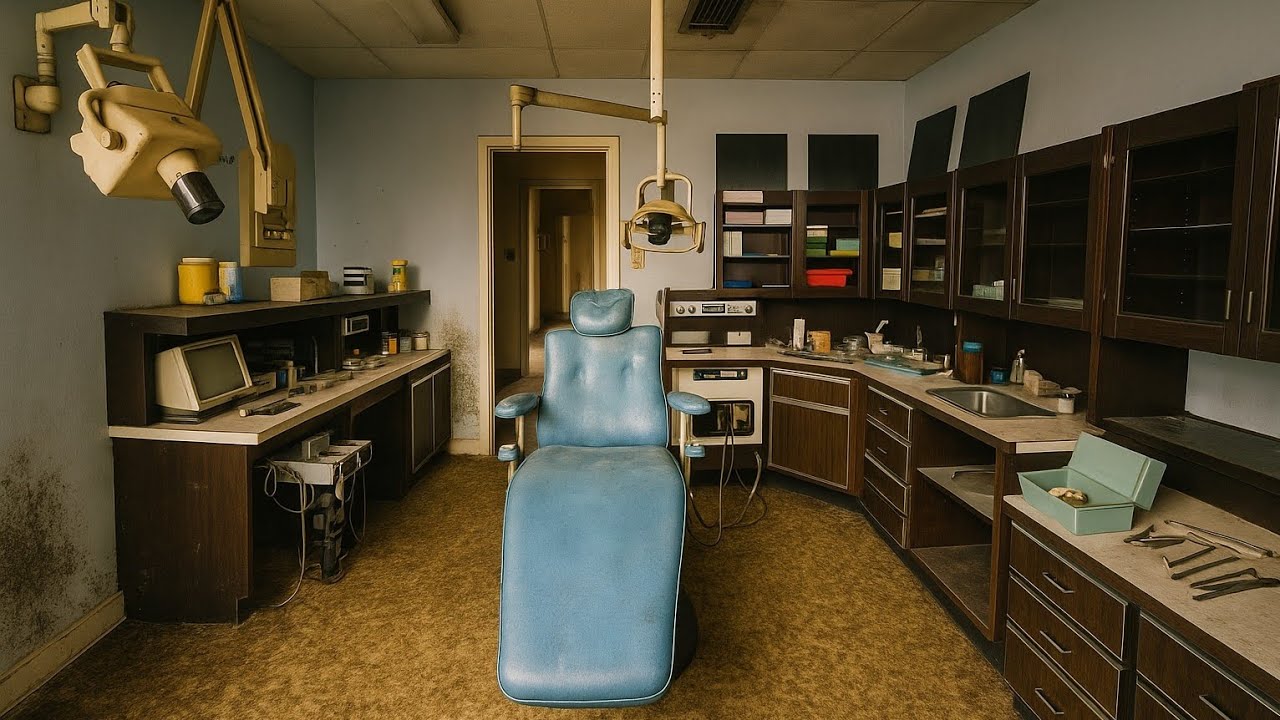 ABANDONED Dentist Office Everything Left! Found Human Teeth!!