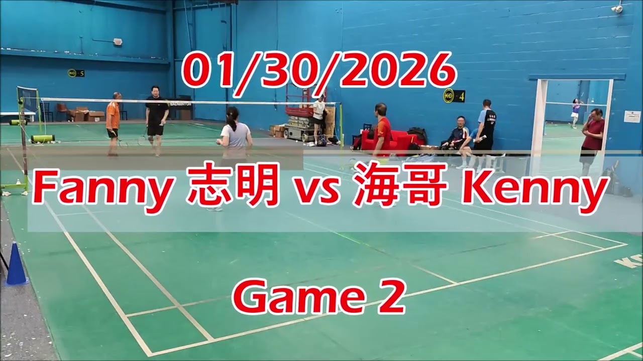 01/30/2026 Fanny 志明 vs 海哥 Kenny Games 1 & 2