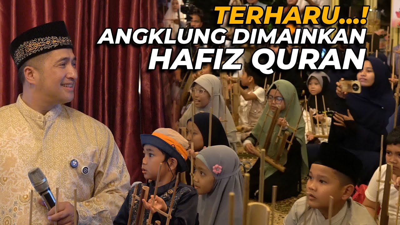 TERHARU..!! MOMENT HAFIDZ INDONESIA BERMAIN ANGKLUNG