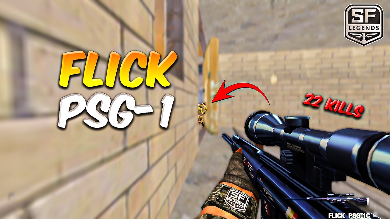 This is HOW To Use FLICK PSG-1 in SF Legends