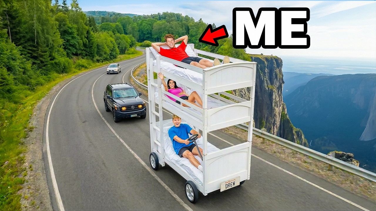 I Turned my Bed into a 3 Story Race Car!