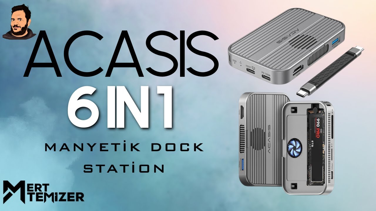 Acasis 6 in 1 Manyetik Dock Station İncelemesi