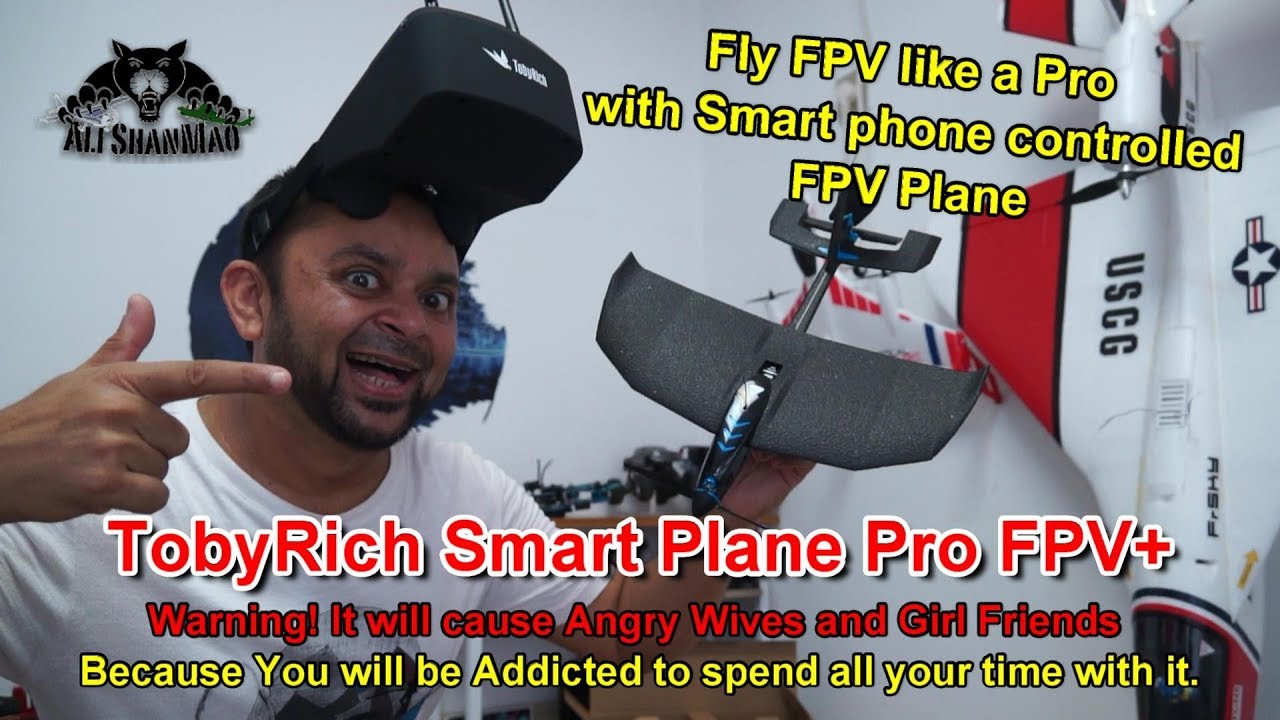 TobyRich Smart Plane Pro FPV Plus Unboxing and Flight Demo Review