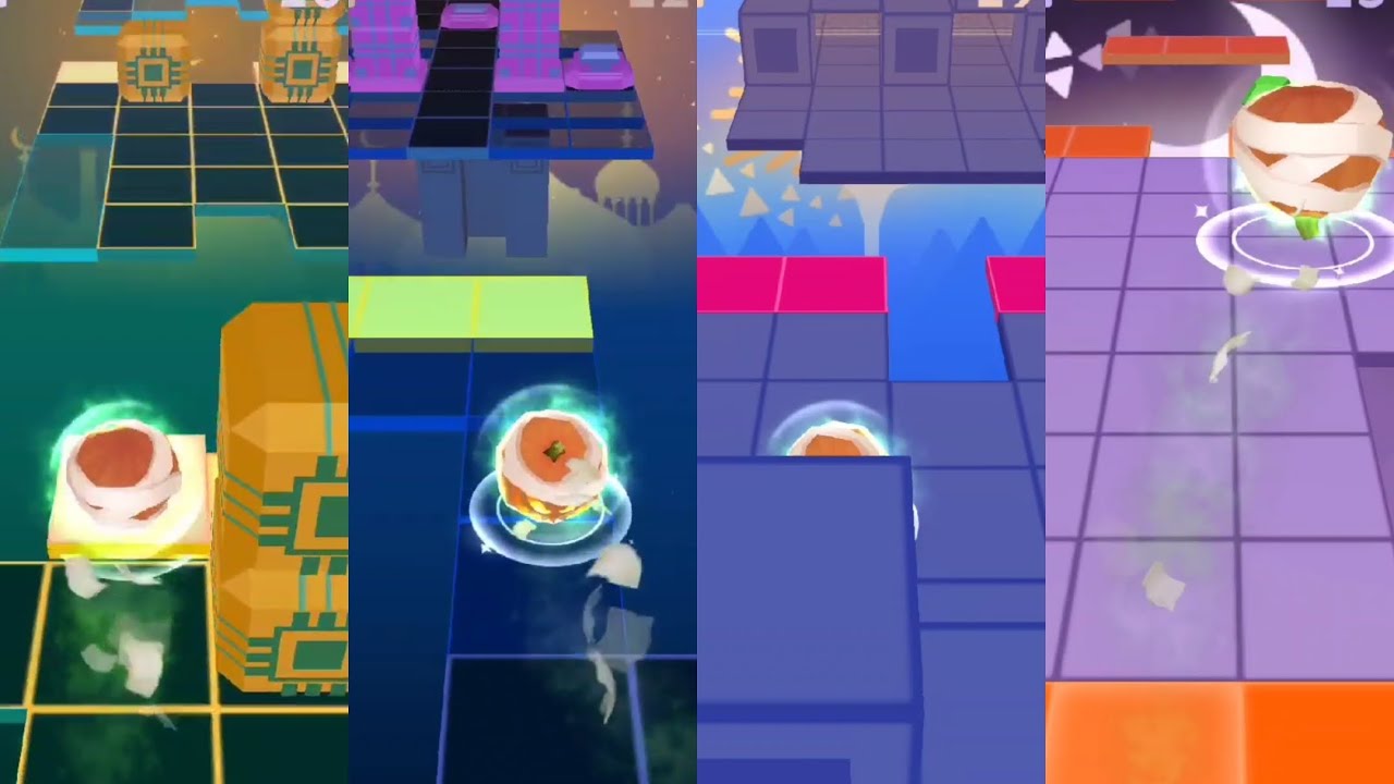 Rolling Sky - Enchanted Microchip and Djinni Matrix, Observatory Cube and Crescent Sunny