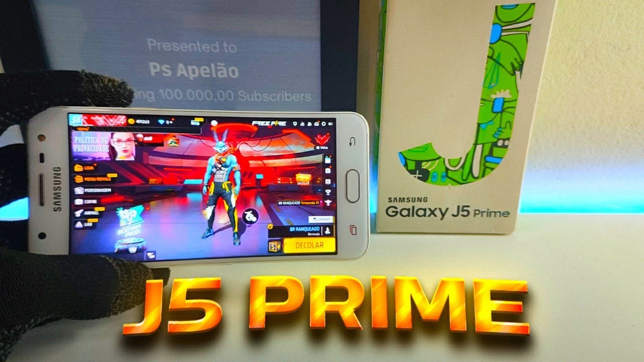J5 Prime Free Fire Na Nova Atualização 📱 Não Acreditei !!💔🥺