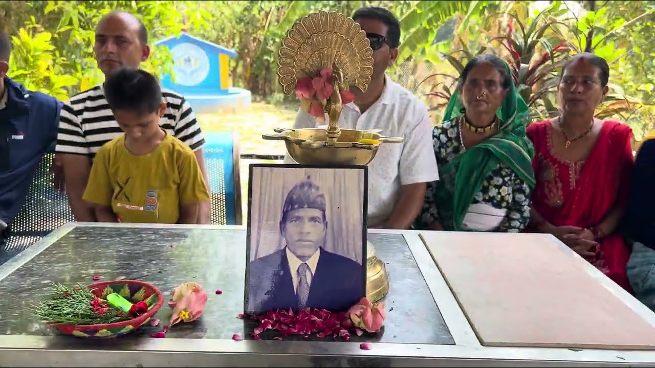 साहारा घर  राम प्रसाद ज्यु को सेवा