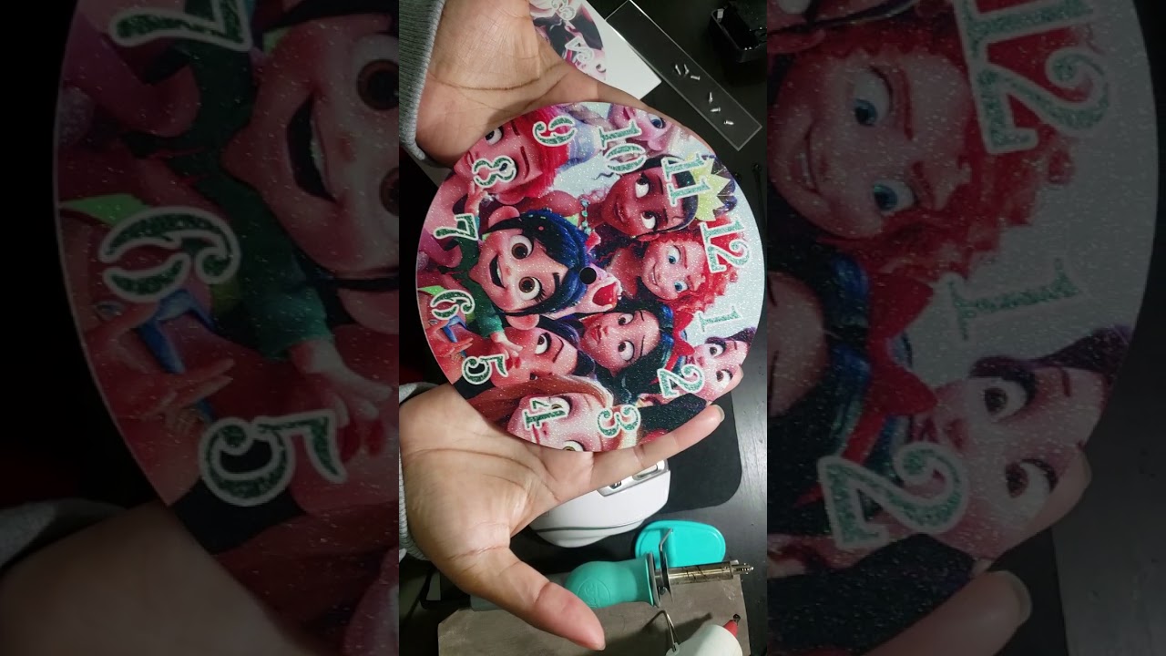 How to take Apart Sublimate on Clock template (4 template message on FB Chandi Walsh)