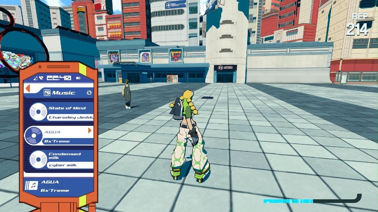 Bomb Rush Cyberfunk Agua combo