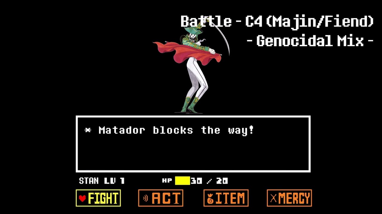 SHIN MEGAMI TENSEI IV - Battle C4 [Majin/Fiend] (Undertale Genocide Soundfont Remix)