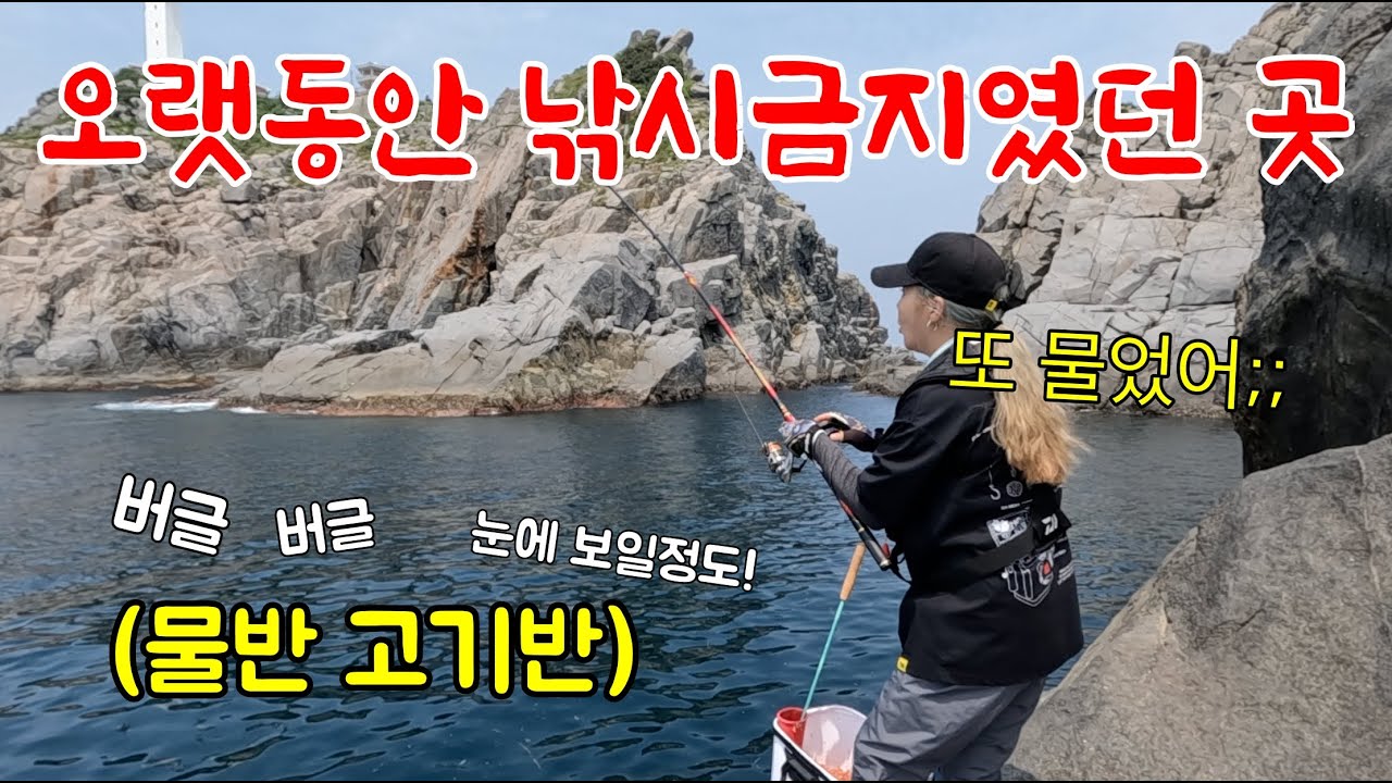 낚시로만 잡을 수 있는 최고급 어종들이 줄줄이 나온다! 수백 마리 물고기떼가 눈앞에 버글버글 하다..