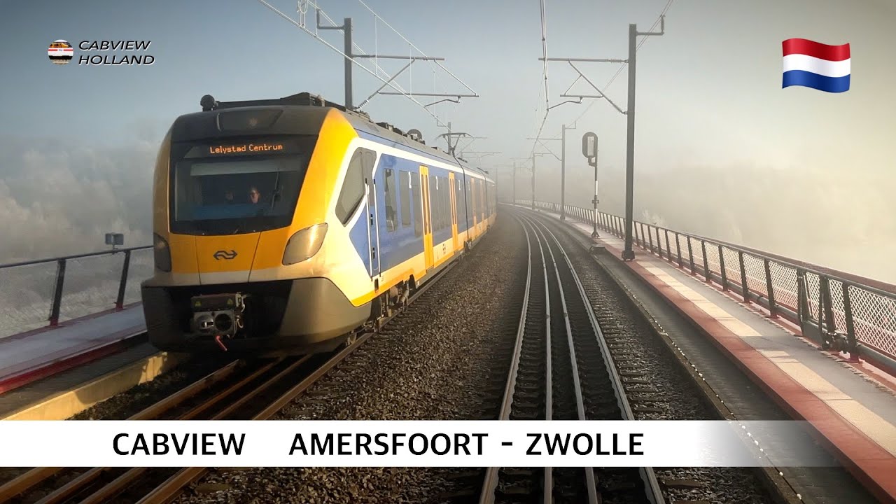🇳🇱 Beautiful frost * Sudden Fog * Magnificent views! * Amersfoort - Zwolle * 2025