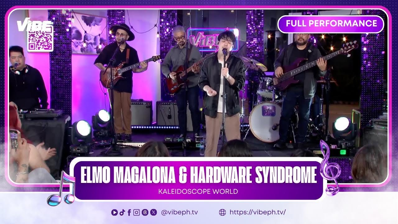 VIBE PH | Elmo Magalona & Hardware Syndrome perform “Kaleidoscope World” LIVE on Vibe TV 🎶