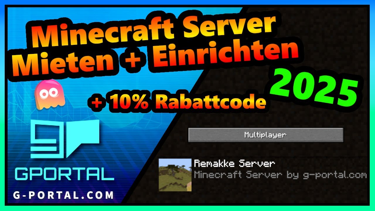 Minecraft Server Mieten + Einrichten | Gportal 2025 | + Rabattcode