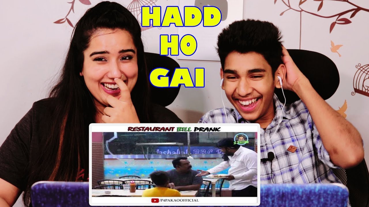 Indian Reaction On ¦ Restaurant Bill Prank ¦ By Nadir Ali & Ahmed Khan In ¦ P4 Pakao