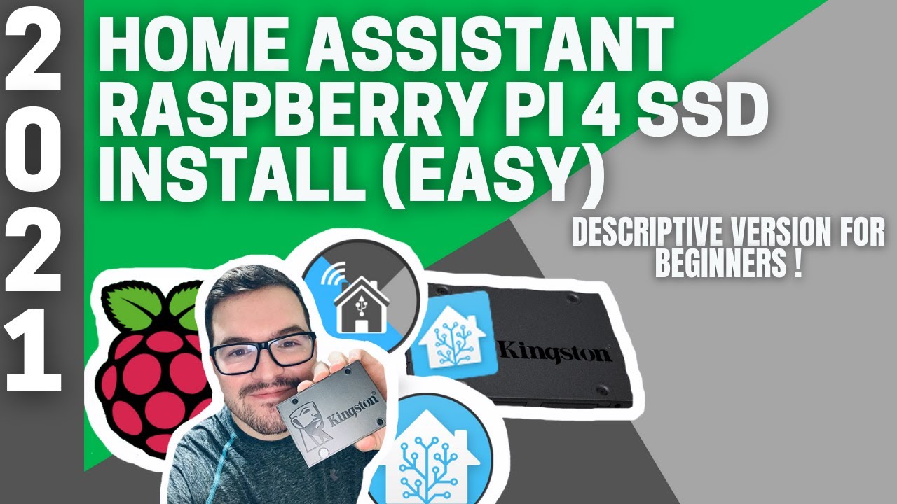 Home Assistant Raspberry Pi 4 SSD Install (EASY)