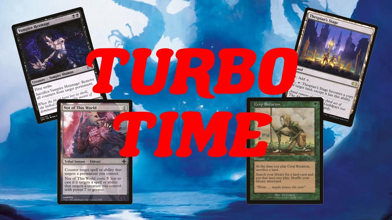 TURBO TIME! Legacy Dark Depths / Vampire Hexmage / Thespian's Stage combo MTG