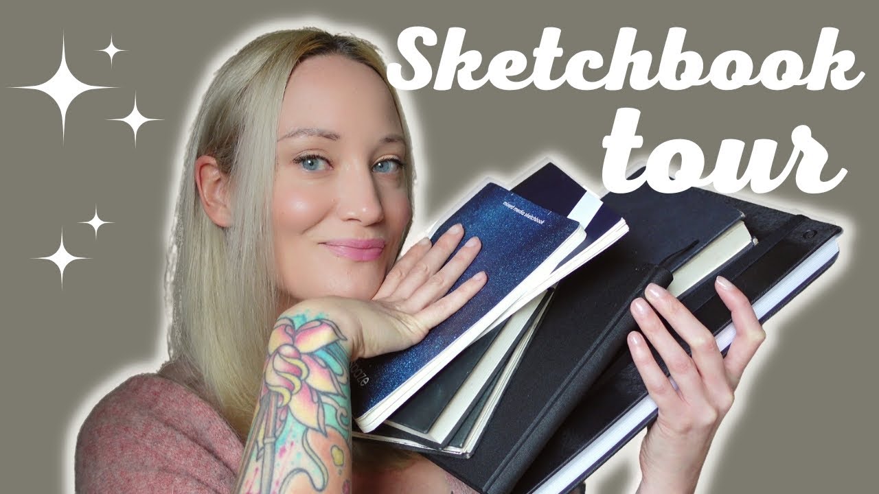 Alle meine Skizzenbücher (auch die hässlichen 🙈)