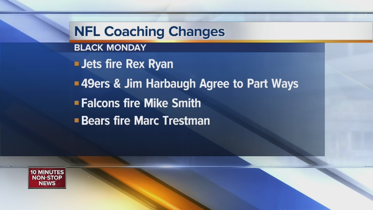 NFL coaches and GMs sacked on Black Monday