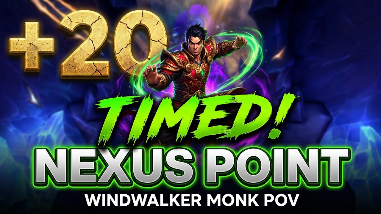 After 50+ Tries i FINALLY Timed +20 Nexus Point Xenas!! (Windwalker Monk POV) - Midnight Season 1