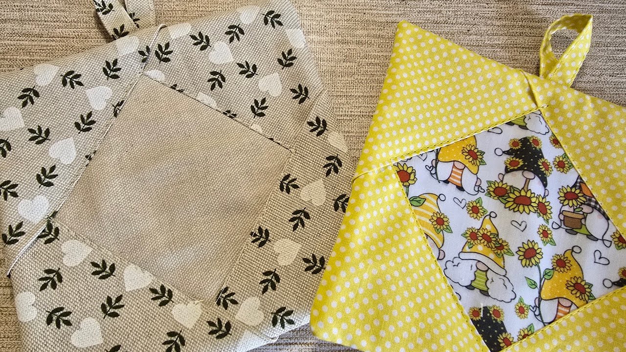 Presine fai da te con scampoli di stoffa tutorial di cucito riciclo 