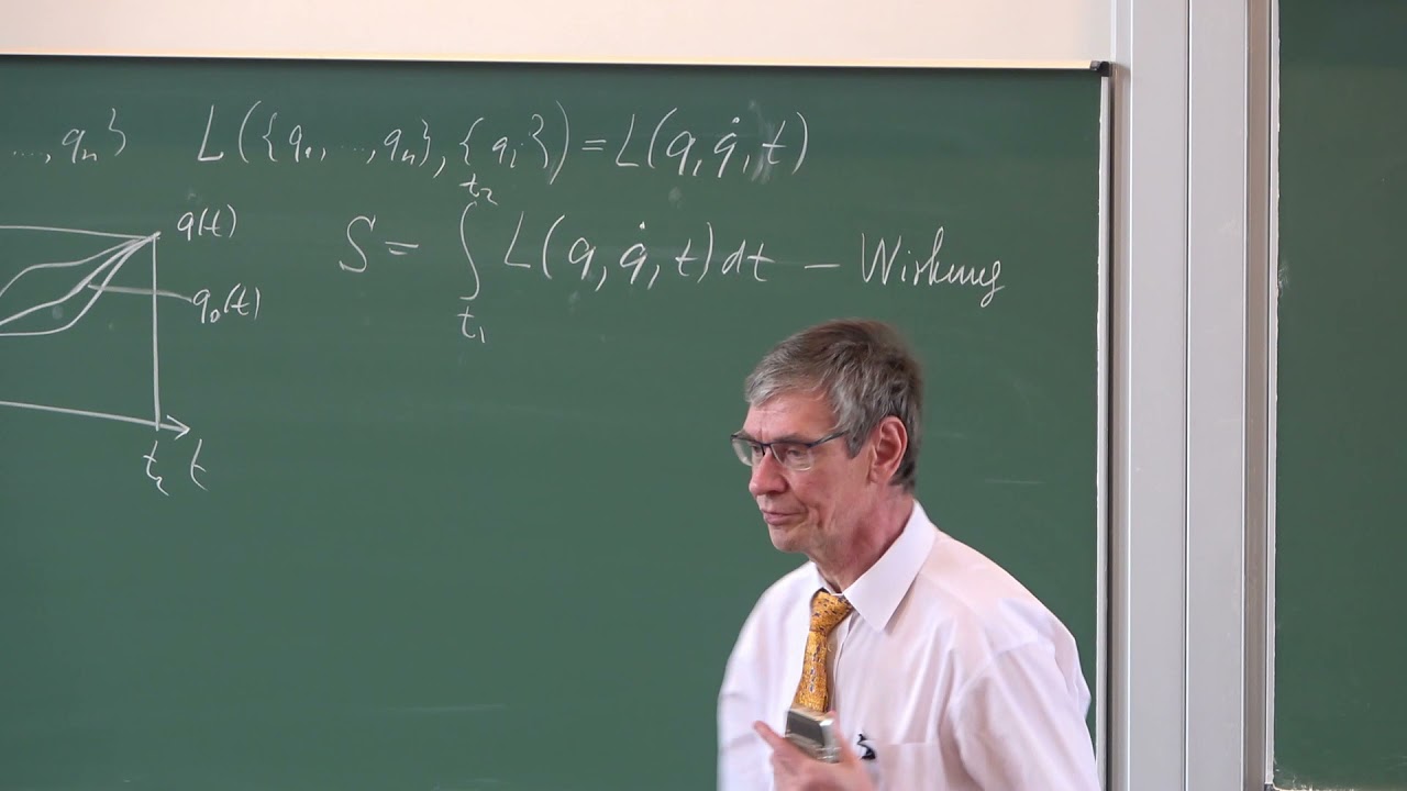 VL11  Prof. V.L. Popov: Energiemethoden der Mechanik. Das Prinzip der kleinsten Wirkung.