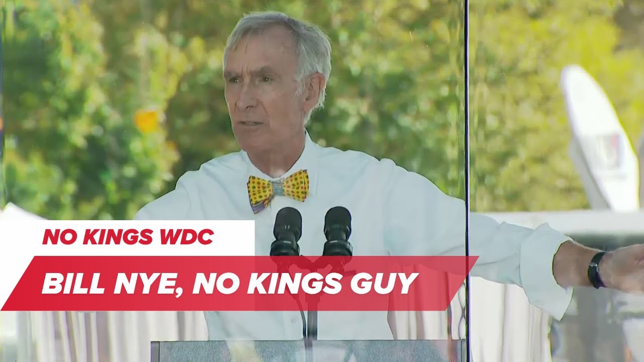 Bill Nye the Science Guy: No Kings Rally DC | Full Speech