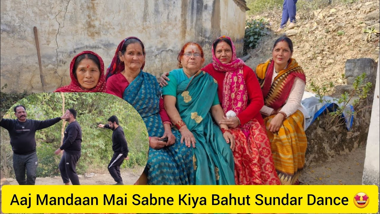 Aaj Mandaan Mai Sabne Kiya Bahut Sundar Dance | Vlog 243| We Rawat Family