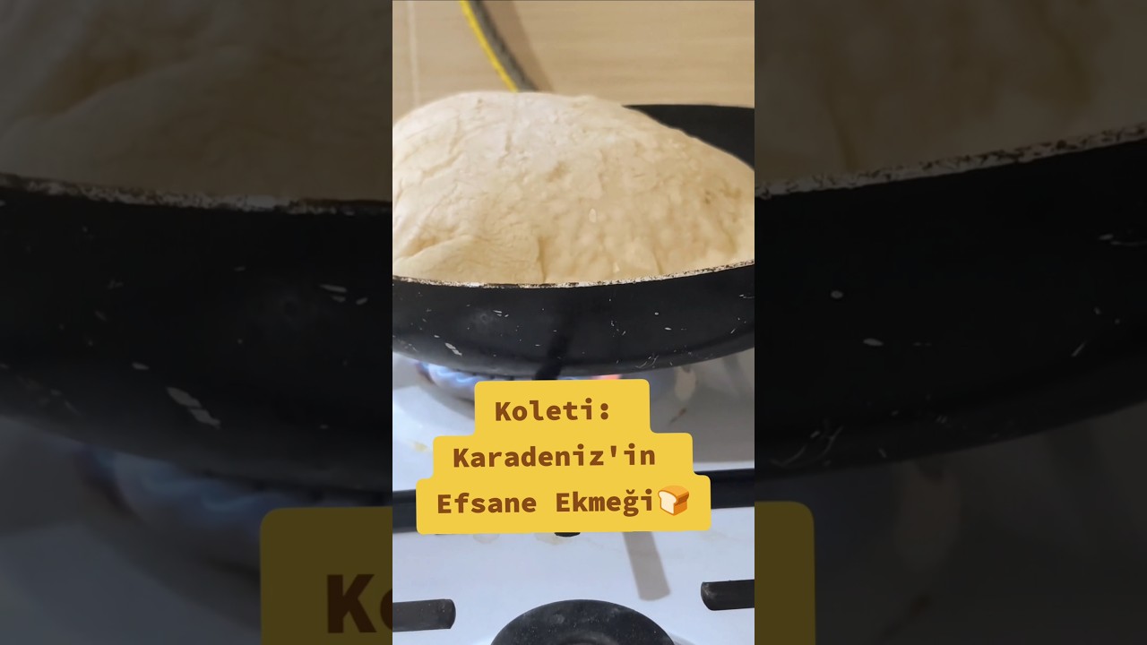 📌Karadeniz&rsquo;de ekmek bile başka! Bizim k&ouml;yde ona koleti derler. Gel birlikte yapalım!🔥