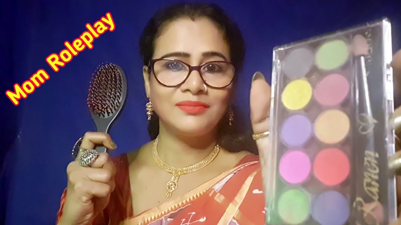 Asmr Mom Roleplay~ Doing Your School Makeup 💄| Hindi asmr | Dearly ASMR |