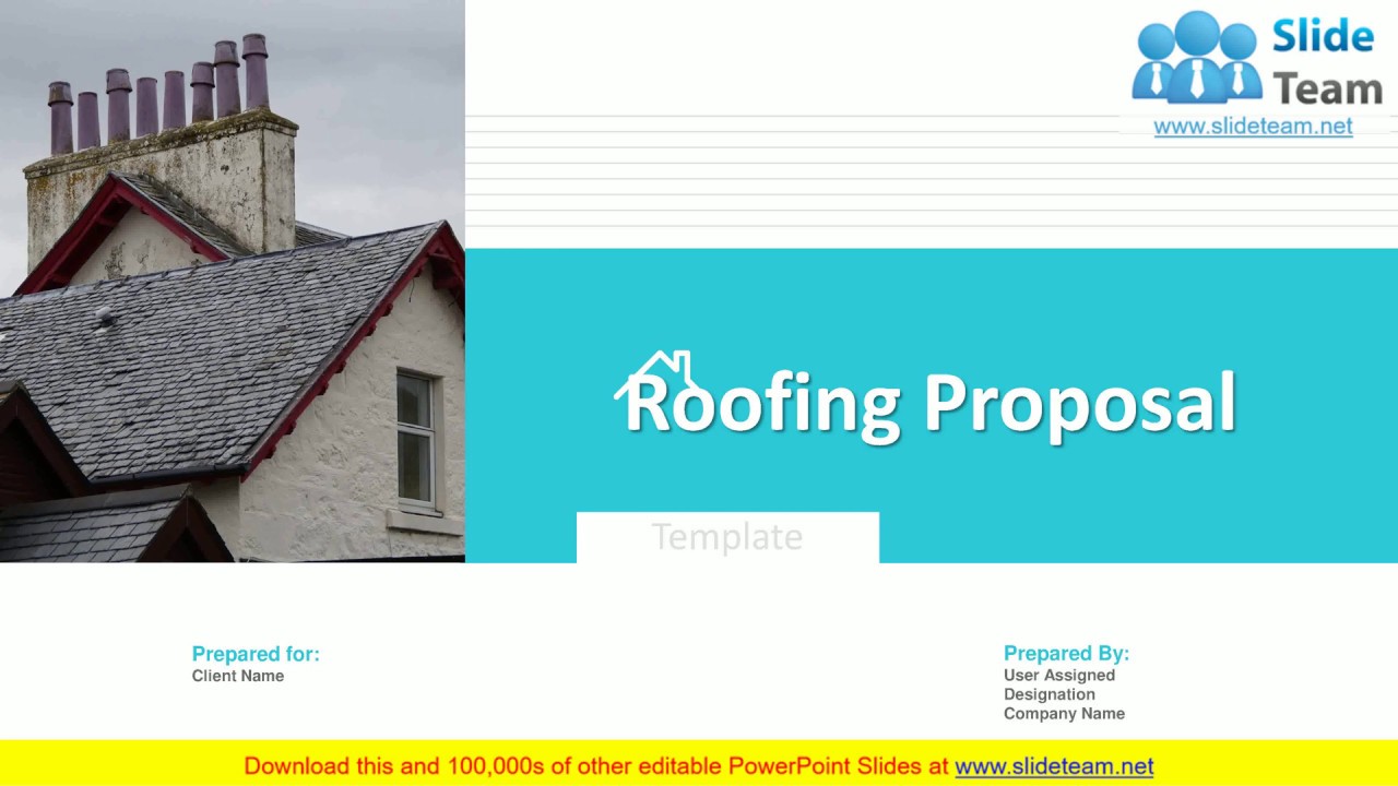 Roofing Proposal Template PowerPoint Presentation Slides
