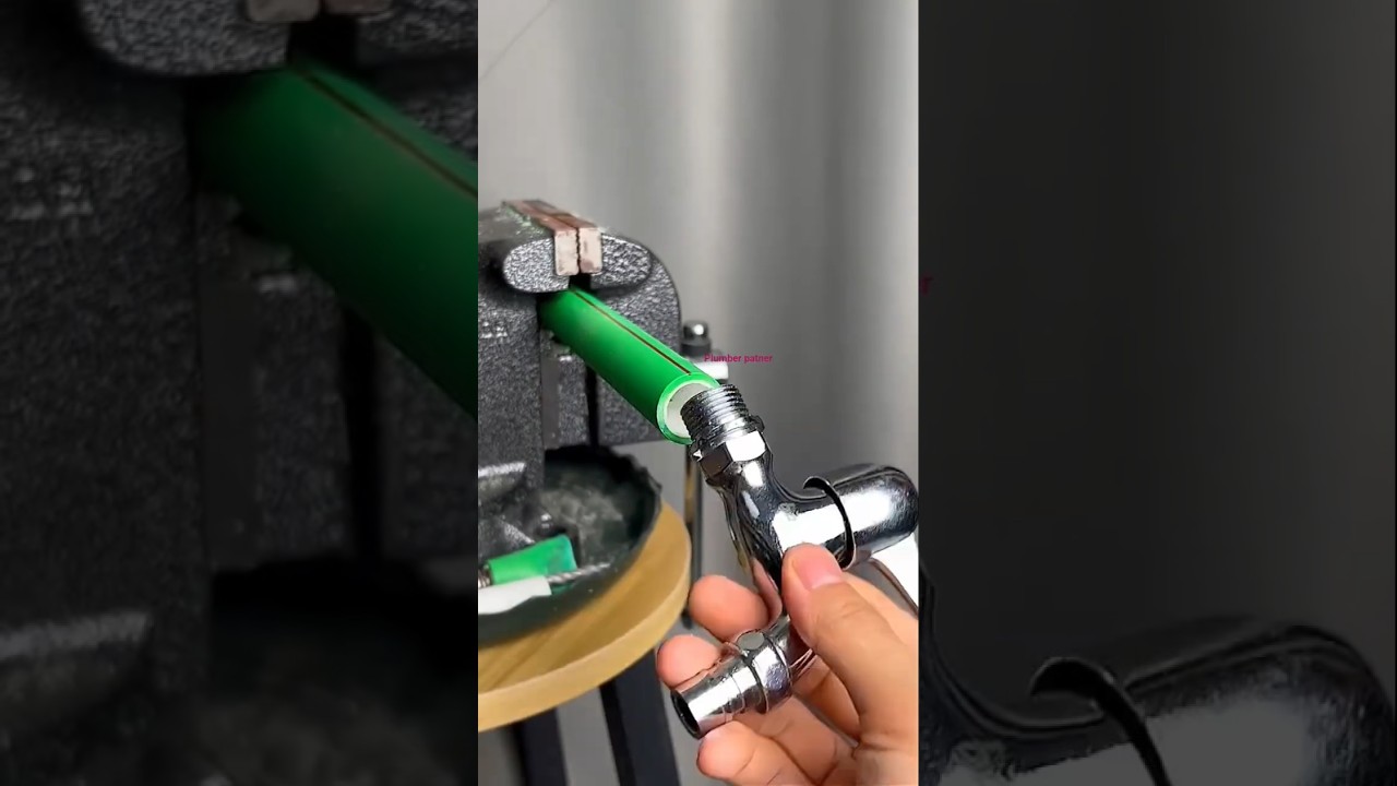 PPR pipe and UPVC pipe Thread tricks #tricks #tips #hacks #PPR #UPVC