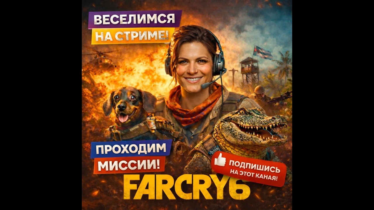 Far Cry 6: Вместе чилим и проходим Far Cry 6: «Как устроить хаос в Far Cry 6»