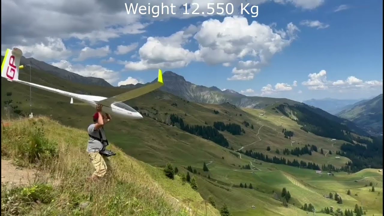GP-14 RC Model Project Méga Start slope soaring