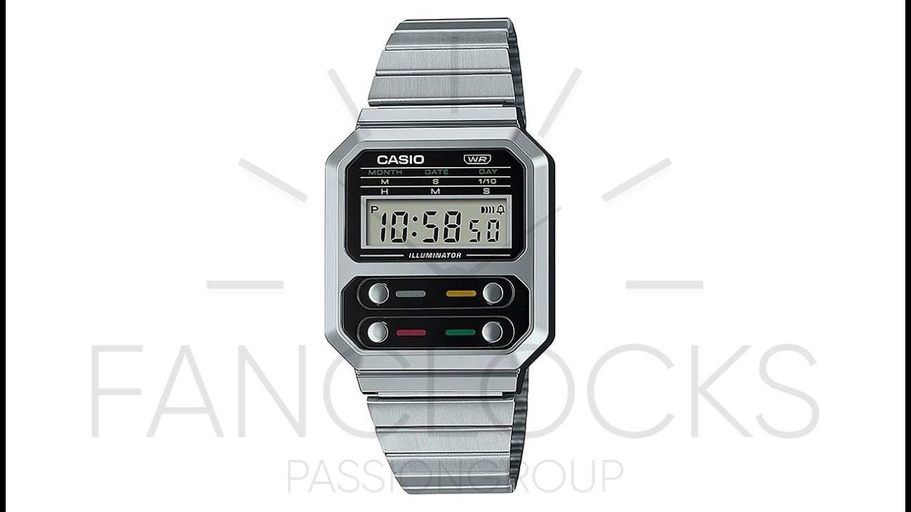 FanClocks Collection: CASIO “ALIEN” REF. A100WE-1A