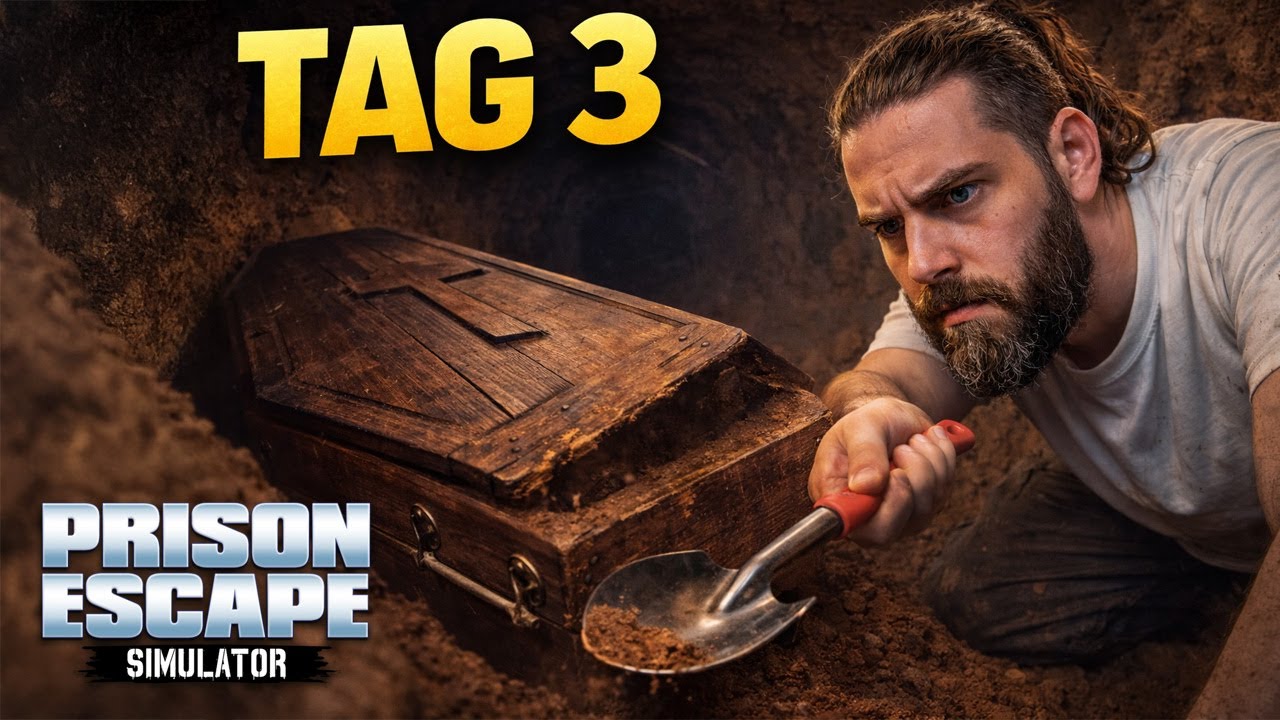 Tag 3 – Ein Sarg unter der Erde | Prison Escape Simulator: Dig Out