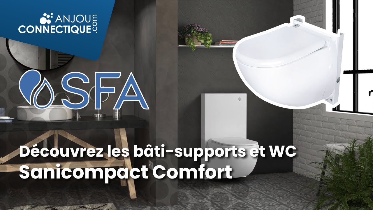 Découvrez les bâti-supports et WC Sanicompact Comfort de SFA