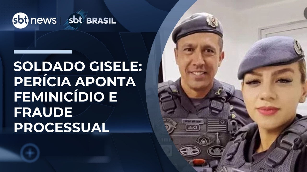 Exclusivo: SBT tem acesso a laudo que comprovou feminicídio da soldado Gisele | #SBTBrasil