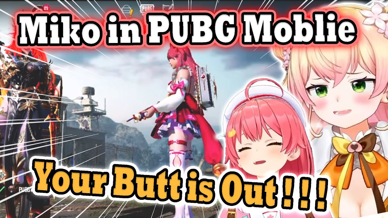 NeNe Realized Miko's Outfit is very LEWD After Putting on PUBG Character ! 👀