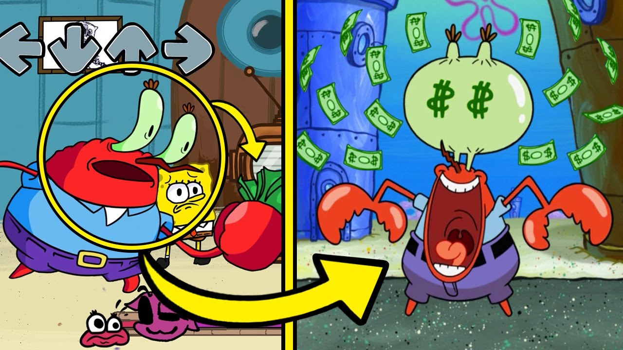 References in FNF VS SpongeBob Parodies (SpongeBob SquarePants) (FNF Mod)