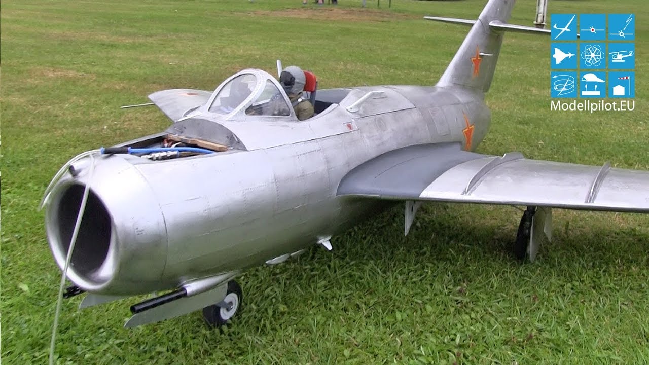 MIG-15 MARTIN SCHEMPP RC TURBINE JET DEUTSCHE MEISTERSCHAFT 13,5 KG SCALE CLASS