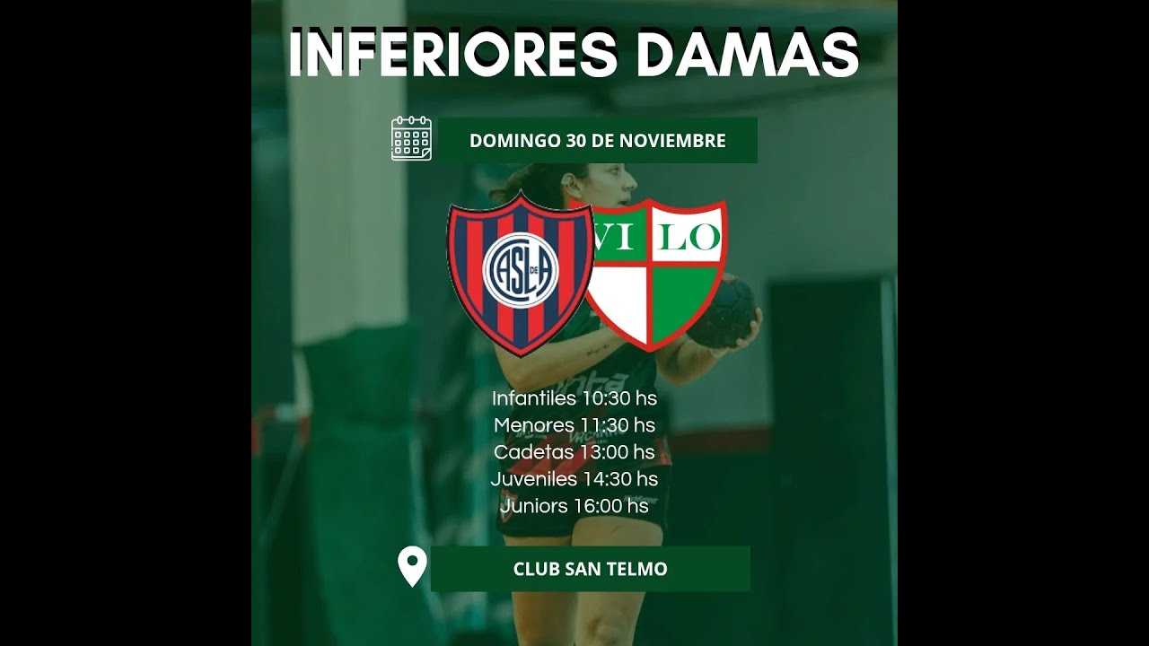 VILO vs CASLA - JUNIORS DAMAS - 1er TIEMPO