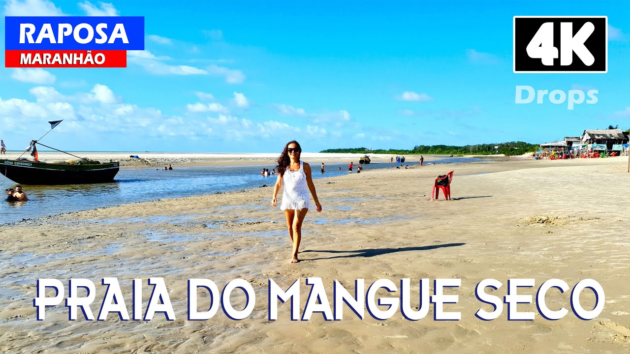 PRAIA DO MANGUE SECO | Uma das Melhores Praias do Maranhão