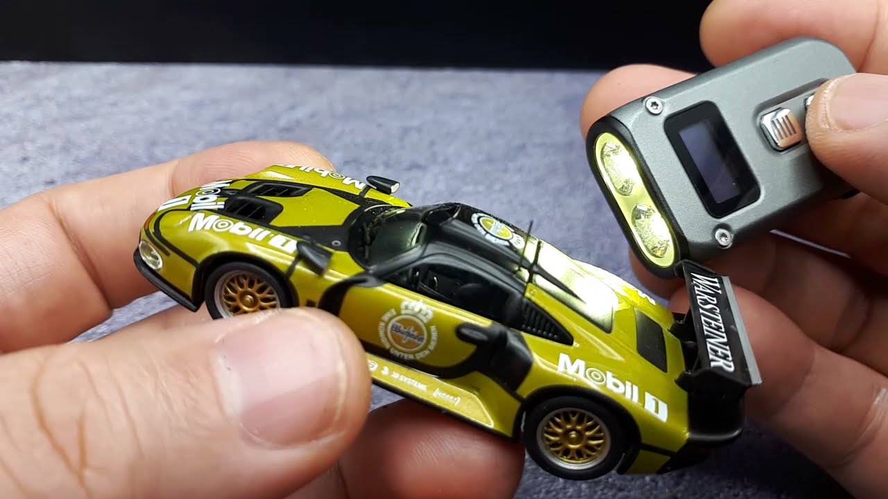 1/64 Porsche 911 GT1 1996 by Kyosho , diecast car model review