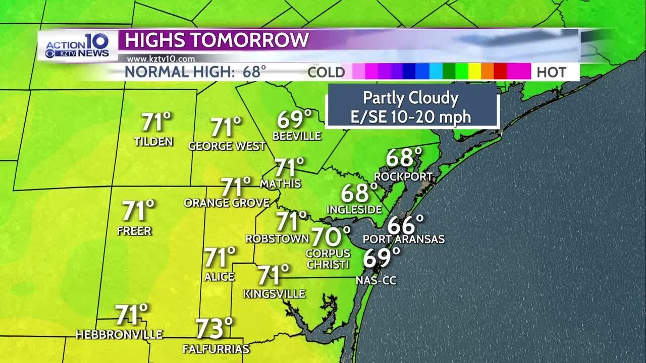 KZTV weather 1/28/2021