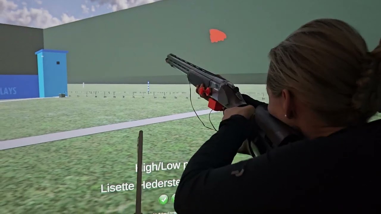 Skeet training with barrel analysis.