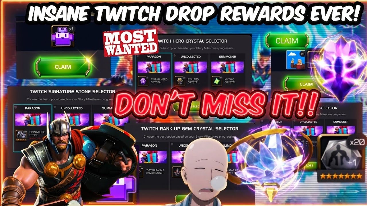 Insane Rewards 😱 - Twitch Drops - Successfully completed the Stream while a Sleep 😴 - Don't Miss it 