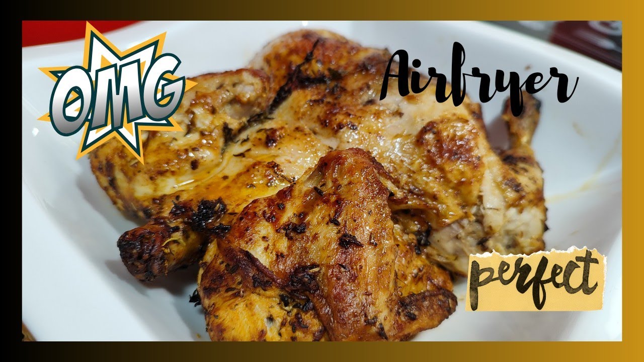 ✨🍗 POLLO ASADO PERFECTO EN FREIDORA DE AIRE 🍗✨