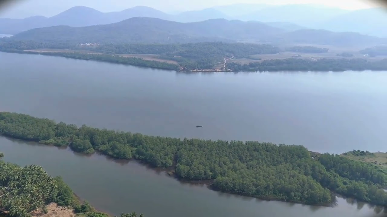 DJI in the Sky From the Village nearby 