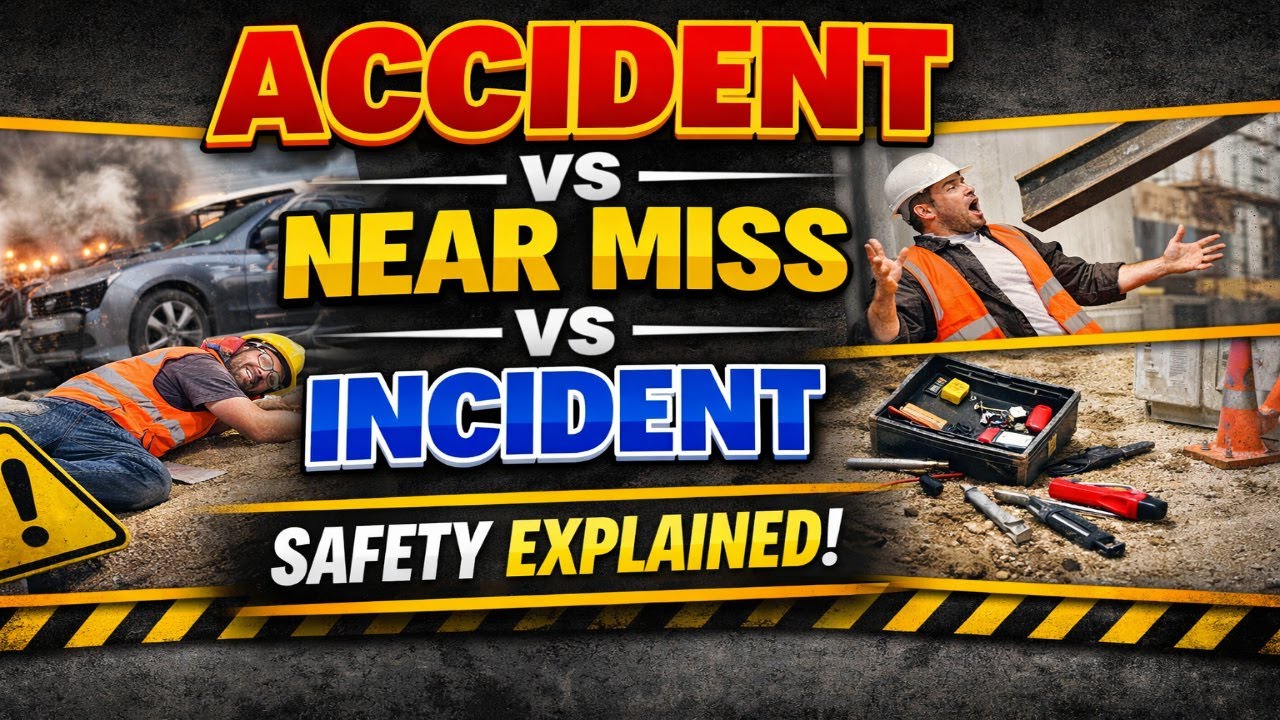 🚨 Near Miss vs Accident vs Incident Explained ⚠️ | 👷‍♂️ Safety Officer Interview Question 🎯